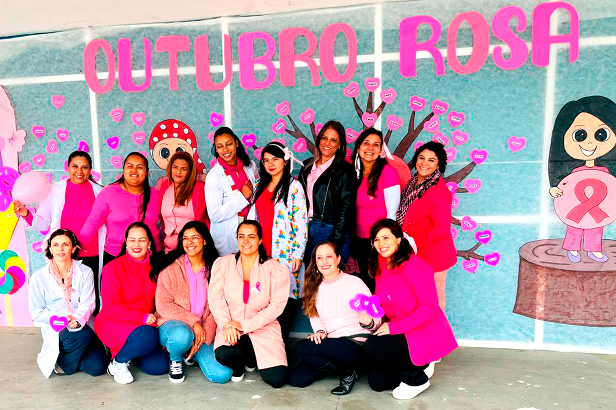 Centro Educacional Benedicta Stefano Antunes de Oliveira realizou ação do Outubro Rosa com foco na conscientização e acolhimento